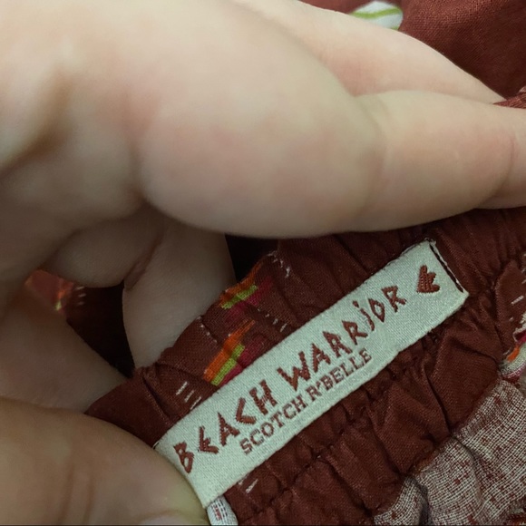 Beach Warrior Maroon Boho Long Maxi Skirt Size 14 - Picture 12 of 14